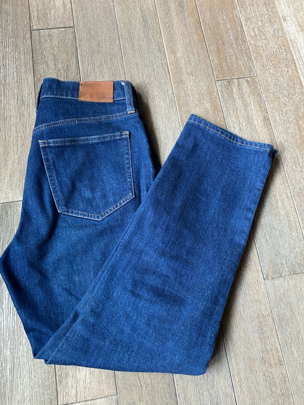 J. Crew Classic Medium Wash Blue Jeans Straight-Leg Ankle Length Jeans, Size 26